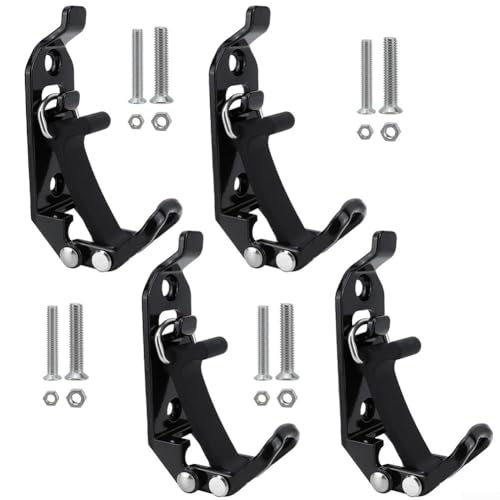Metall-Dachträger-Klemmen-Set für sicheren Halt von Ausrüstung bei Outdoor-Abenteuern (4 Stück) von Springwillfly