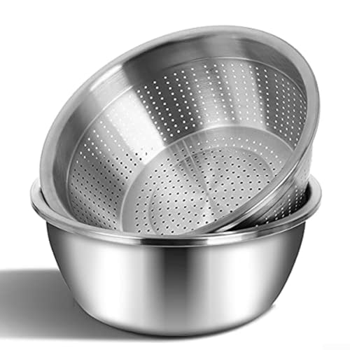 Mikroporöses Sieb aus Edelstahl 304 mit feinen 2 mm Abflusslöchern, Obst- und Gemüsewaschbecken für effektive Nutzung in der Küche Mikroporöses Sieb aus Edelstahl 304 mit feinen 2 mm Abflusslöchern, Obst- und Gemüsewaschbecken für effektive Nutzung in der Küche von Springwillfly