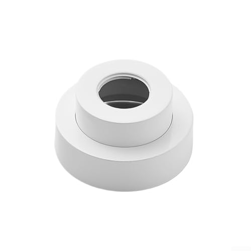 Modernes Design trifft auf Langlebigkeit in dieser höhenverstellbaren Duschkopf-Duschkopf-Halterung (weiß) von Springwillfly