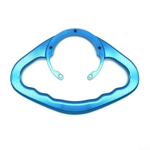 Motorrad Beifahrer Handgriff Haltegriff für CFMOTO 2020 2024 Kraftstofftankgriff CNC Aluminiumlegierung Rücksitz Armlehne (blau) von Springwillfly