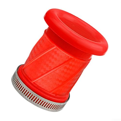 Motorrad Vergaser Ansaugadapter passend für verschiedene Modelle von Fahrrädern und Geländefahrzeugen (rot) von Springwillfly