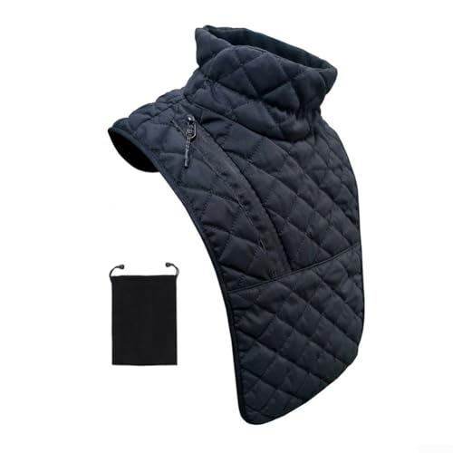 Motorrad Winter Halswärmer, bequemer Bezug für Windschutz und Wärme (Samtbeutel schwarz) von Springwillfly