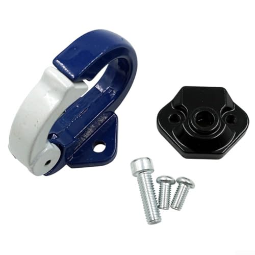 Motorrad- und Roller-Aufbewahrungshaken für Zubehör, aus Aluminiumlegierung, Zuverlässigkeit und langlebige Leistung (blau + weiß) von Springwillfly