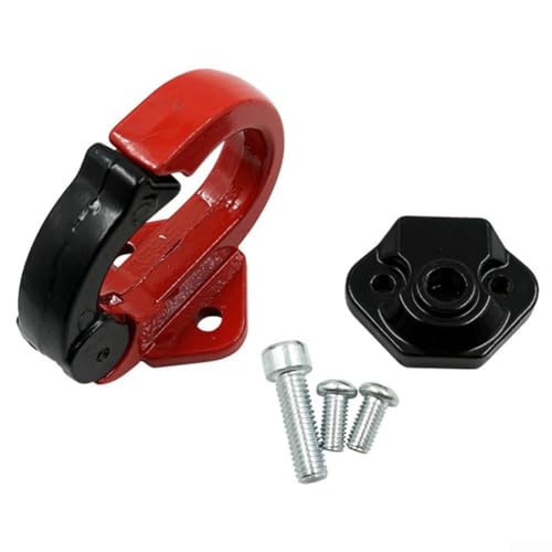 Motorrad- und Roller-Aufbewahrungshaken für Zubehör, aus Aluminiumlegierung, Zuverlässigkeit und langlebige Leistung (rot + schwarz) von Springwillfly
