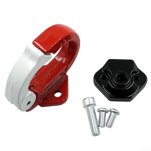 Motorrad- und Roller-Aufbewahrungshaken für Zubehör, aus Aluminiumlegierung, Zuverlässigkeit und langlebige Leistung (rot + weiß) von Springwillfly