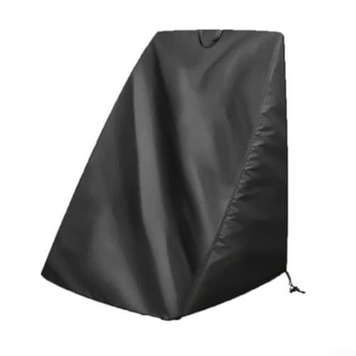 Outdoor-Schlauchtrommel-Schutzhülle aus 210D-Oxford-Stoff, bietet zuverlässige Wetterbeständigkeit für Gärten (schwarz 210D) von Springwillfly
