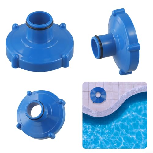 PVC-Poolschlauch-Adapter-Anschluss, 80 mm Innendurchmesser auf 32 mm Außendurchmesser, kompatibel mit Intex Pool-Anschlüssen und Wasserhähnen für eine effektive Poolreinigung (grau) von Springwillfly