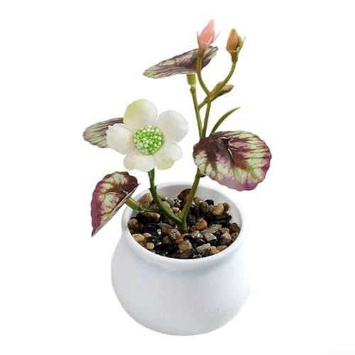 Perfekte Topfblumen-Dekoration für Zuhause oder Büro, simuliertes Design, Wartung (Herbst-01) von Springwillfly