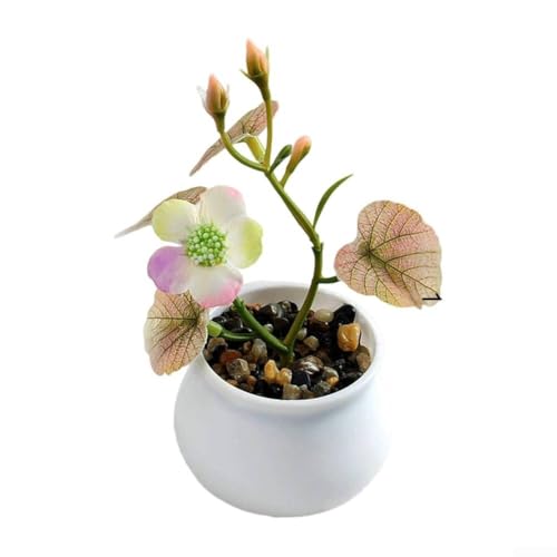 Perfekte Topfblumen-Dekoration für Zuhause oder Büro, simuliertes Design, Wartung (Herbst-02) von Springwillfly