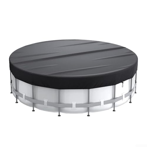 Poolabdeckung für runde Pools, wasserdichtes Design, verhindert das Eindringen von Schmutz und Blättern (2,4 m) von Springwillfly