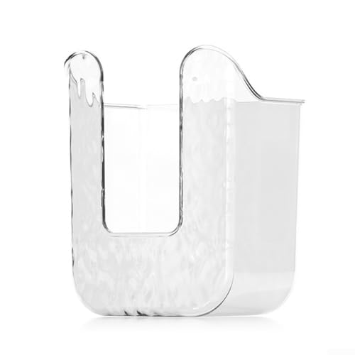 Punch Mounted Tissue Box for Easy Access to Wet Wipes in Kitchen and Bathroom (White) von Springwillfly