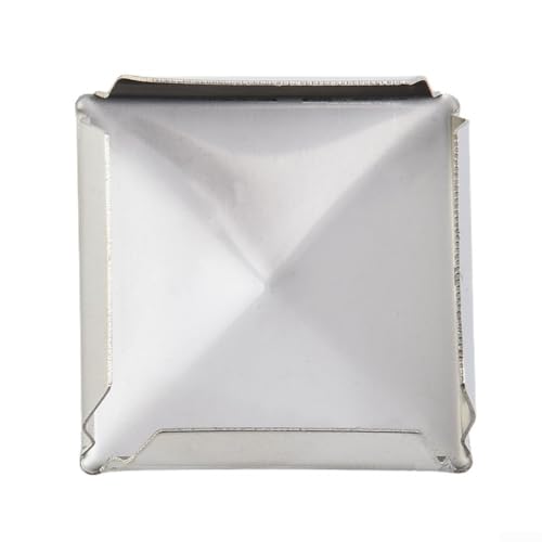 Pyramiden-Pfosten-Abdeckkappe aus Edelstahl für Feuchtigkeitsbeständigkeit und Pfostenendschutz (1 Stück, 60 mm) von Springwillfly
