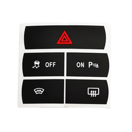 Restore Your For Ford S Max Hazard Button with This Vinyl Decal Sticker for ESP Controls Restore Your For Ford S Max Hazard Button with This Vinyl Decal Sticker for ESP Controls von Springwillfly