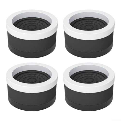 Robuste, rutschfeste Möbelfüße für Höhenerhöhung und Vibrationskontrolle, Schwarz 5,5 cm Robuste, rutschfeste Möbelfüße für Höhenerhöhung und Vibrationskontrolle, Schwarz 5,5 cm von Springwillfly