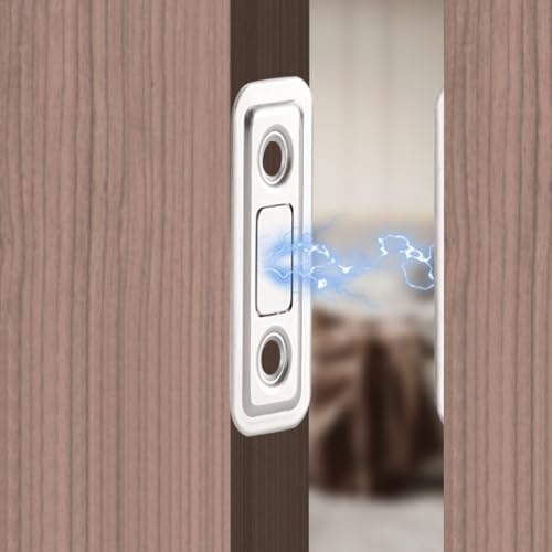 Robuste Magnetschnäpper für Schranktüren mit Schraube und Befestigung (Silber) von Springwillfly