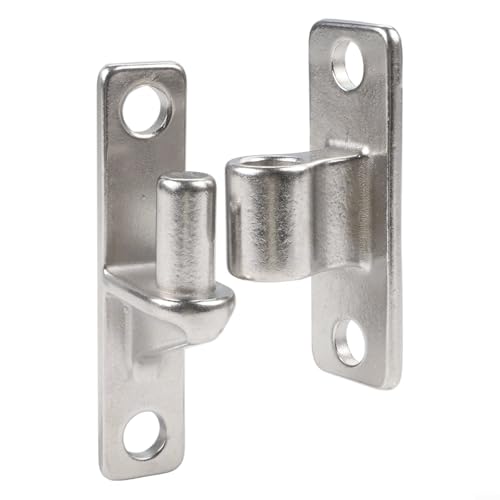 Robuste Scharniere für sichere Zäune und Gartentore mit Edelstahl-Finish von Springwillfly