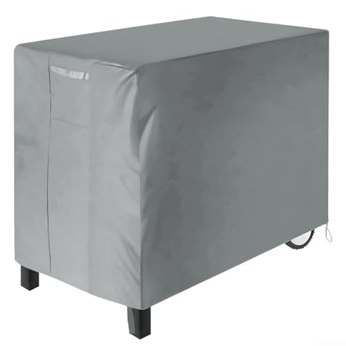 Robuste wasserdichte Abdeckung für Gartenmöbel mit Kordelzug für sicheren Sitz (Grau) von Springwillfly