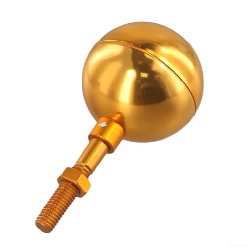 Robuster Aluminium-Fahnenmast mit elegantem Design, geeignet für jede Anwendung im Freien (Gold) von Springwillfly