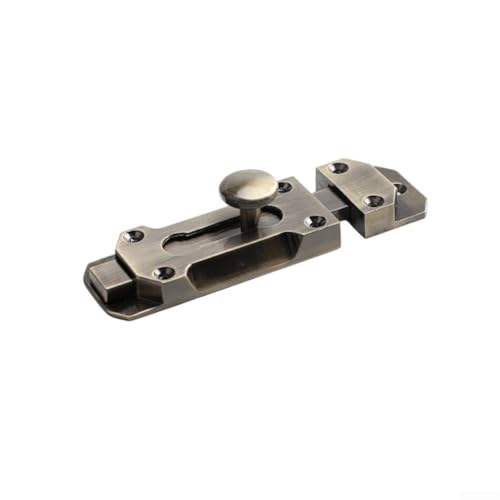 Robuster Türriegel mit Schiebemechanismus zur Sicherung von Innen- und Außenbereichen (10.2 cm Bronze) von Springwillfly
