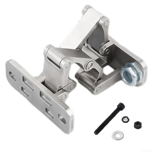 Robustes Edelstahl-Türscharnier mit unsichtbarem Design für Steintüren und dunkle Innenräume, verstellbarer Öffnungswinkel, Feuerhydrant-Sicherheitsfunktion (S(70 kg)) von Springwillfly