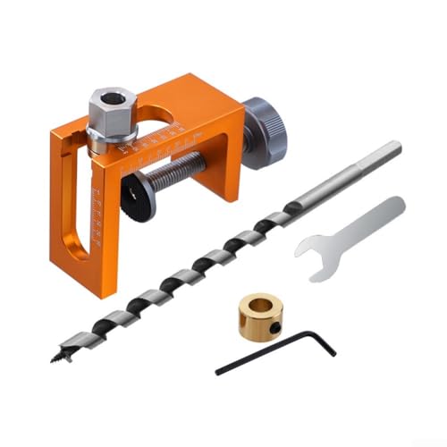 Robustes Taschenloch-Vorrichtungs-Set für präzise Holzbearbeitungsprojekte, mit robuster Konstruktion und verstellbarer Skala von Springwillfly
