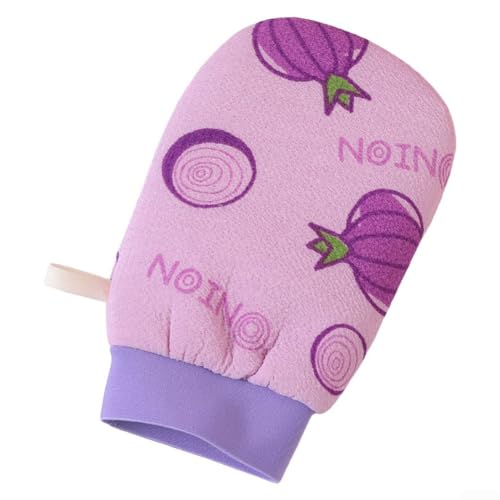 Rubbing Towel For Body Peeling With Fine Mesh Design To Enhance Cleansing, Easy To Hang And Air Dry With Convenient Loop, Suitable For All Skin Types(Purple) von Springwillfly