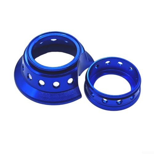 Rüsten Sie Ihre For DAIWA Angelrolle mit einem CNC-Dekorring für Alpha und Steez-Modelle auf (blau) von Springwillfly