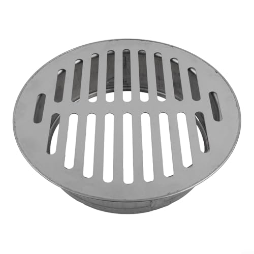 Runde Ablaufabdeckung für den Außenbereich, PVC-Rohr, für Balkon und Garten (Ø150mm) von Springwillfly