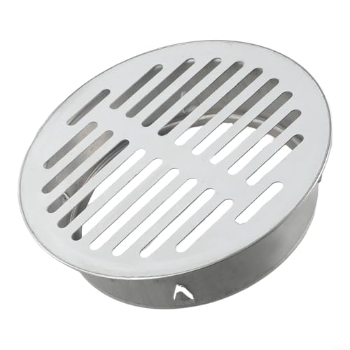 Runde Ablaufabdeckung für den Außenbereich, PVC-Rohr, für Balkon und Garten (Ø160mm) von Springwillfly