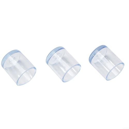 Runde PVC-Möbelbeine schützen Böden und reduzieren Lärm durch Möbelbewegungen (16 mm) von Springwillfly