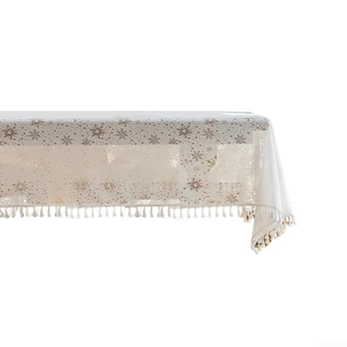 Schicke Tischdecke mit Blumenmuster und Spitzendesign für ein zeitloses kulinarisches Erlebnis (B) von Springwillfly