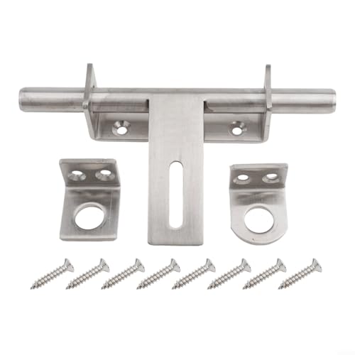 Schieberiegelriegel 170 mm mit Vorhängeschloss Loch aus Edelstahl für Schuppen und Stauraum Schieberiegelriegel 170 mm mit Vorhängeschloss Loch aus Edelstahl für Schuppen und Stauraum von Springwillfly