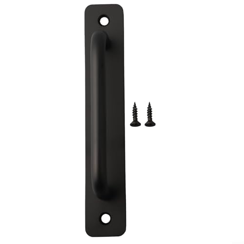 Schiebetürgriff aus robuster Aluminiumlegierung für Küche und Scheune (Schwarz, S) von Springwillfly