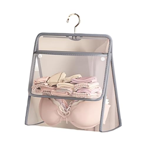 Schlafsaal Tür-Hänge-Organizer, Netz-Aufbewahrungslösung für Socken und Accessoires mit mehreren Taschen (S-Doppelschicht) von Springwillfly