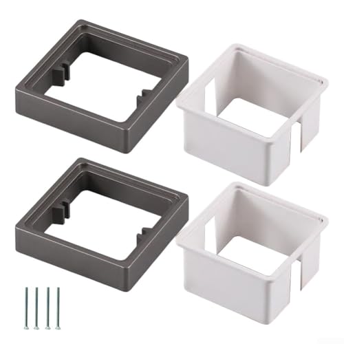 Schlankes Design Steckdosenverlängerungs-Set enthält 2 Steckdosen-Abstandshalter mit allen notwendigen Hardware (30 mm) von Springwillfly