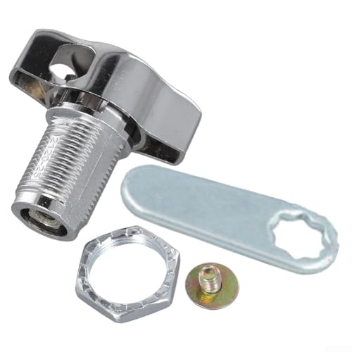 Schlüsselloses Nockenschloss aus Zinklegierung für Schränke und Möbeltüren mit robuster Konstruktion und effizientem mechanischem Verriegelungssystem (25 mm) von Springwillfly