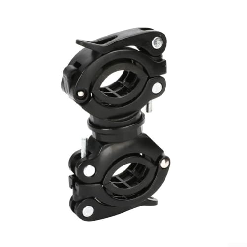 Schnellspanner-Fahrrad-Taschenlampenhalter aus technischem Kunststoff, passend für Taschenlampen mit 18 bis 38 mm Durchmesser, 360 Grad drehbar, kompatibel mit Lenker- und Sattelstützenmontage von Springwillfly