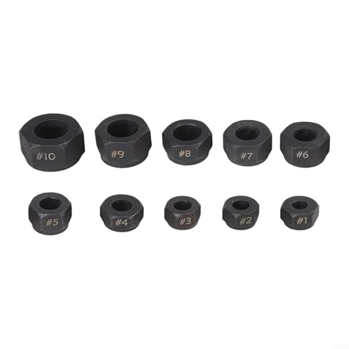 Schraubenausdreher-Werkzeug-Set, 10-teilig, robuste Entferner für abisolierte Schrauben und Schrauben mit einfachem Griff-Design von Springwillfly