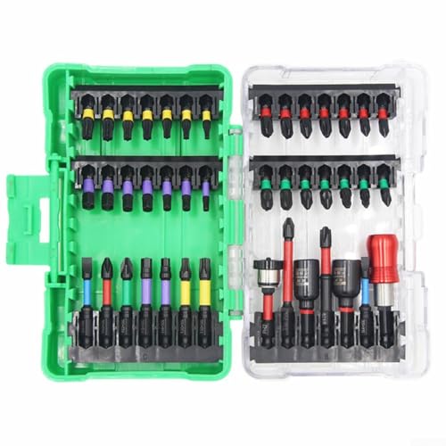 Schraubendreher-Bit-Set mit 42 Teilen mit Kreuz-Sechskant-Design, zugeschnitten auf die Bedürfnisse von Elektrikern Schraubendreher-Bit-Set mit 42 Teilen mit Kreuz-Sechskant-Design, zugeschnitten auf die Bedürfnisse von Elektrikern von Springwillfly
