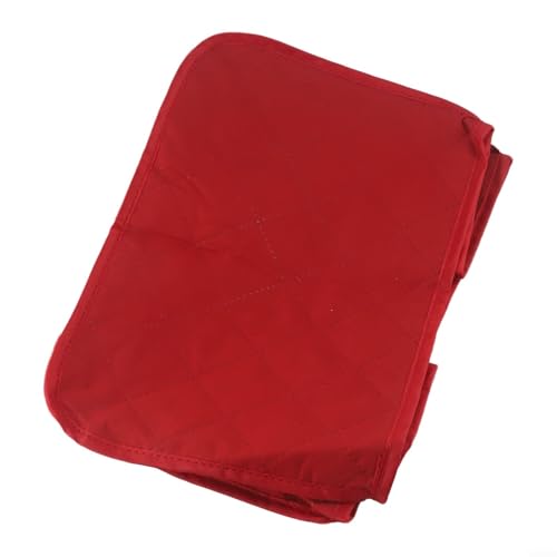 Schützende gesteppte Toaster-Abdeckung für 2 4 Scheiben, pflegeleichtes Material (rot, L) von Springwillfly