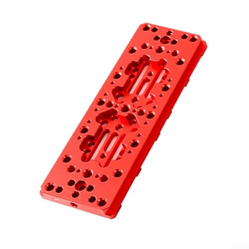 Schwalbenschwanzplatte aus Aluminiumlegierung für 220 mm Teleskope, perfekt für äquatoriale Installation (220 mm rot) von Springwillfly