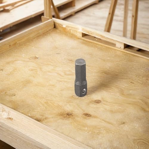 Sechskant-auf-Vierkant-Steckschlüssel-Adapter für Elektroschrauber und Handwerkzeuge (25 mm) von Springwillfly