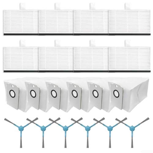 Seitenbürsten-Ersatz-Set für 9990 AI und 9590 8 Filter, 6 Staubbeutel verbessern die Leistung Ihres Staubsaugers Seitenbürsten-Ersatz-Set für 9990 AI und 9590 8 Filter, 6 Staubbeutel verbessern die Leistung Ihres Staubsaugers von Springwillfly