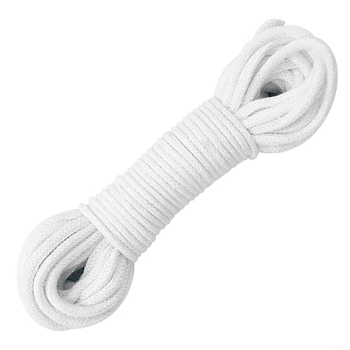 Selbstbewässerndes Baumwollseil für effiziente Pflanzenpflege, 9 m oder 18 m Länge für einfache Tropfbewässerung von Zimmerpflanzen (6 mm): 9 m von Springwillfly