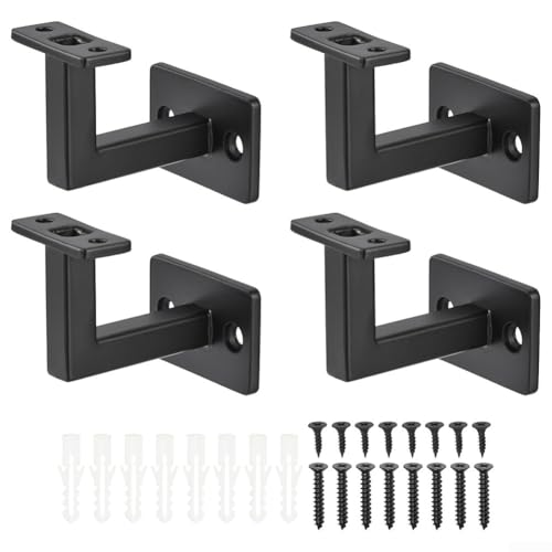 Set mit 4 Handlaufhalterungen aus Karbonstahl für Treppengeländer mit starkem Wandhalterungsdesign und langer Haltbarkeit Set mit 4 Handlaufhalterungen aus Karbonstahl für Treppengeländer mit starkem Wandhalterungsdesign und langer Haltbarkeit von Springwillfly