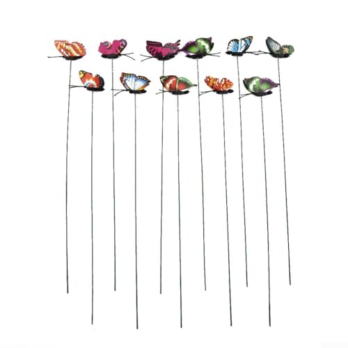 Set mit 50 Schmetterlingen, ideal zum Beleben Ihres Gartens oder Ihrer Zimmerpflanzen von Springwillfly