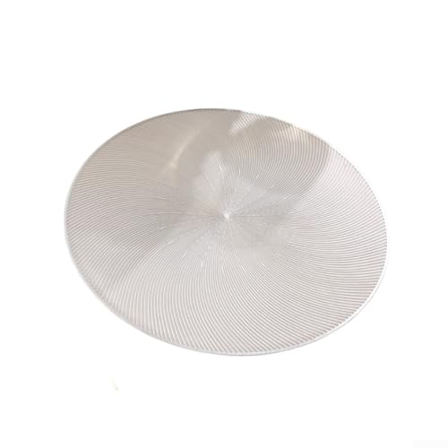 Set mit sechs isolierten Esstisch-Matten, wasserdicht und öldicht, für Restaurant und Hotel, rutschfeste Unterseite und hitzebeständiges, dickes PVC-Material, silberfarben Set mit sechs isolierten Esstisch-Matten, wasserdicht und öldicht, für Restaurant und Hotel, rutschfeste Unterseite und hitzebeständiges, dickes PVC-Material, silberfarben von Springwillfly