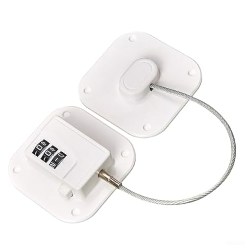 Sichern Sie Ihre Schränke mit dieser innovativen Kindersicherung ohne Bohren (weiß) von Springwillfly
