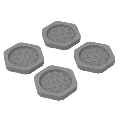 Silikon-Pads für Waschmaschinen verhindern Vibrationen und Lärm mit effektiver Dämpfungsgestaltung (grau) von Springwillfly