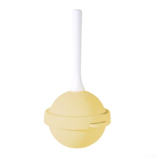 Silikonformen für Lutscher für selbstgemachte Leckereien, flexibles Eisbereiter, sicheres Material, lustige Formen für Familien-Snack-Zeit (gelb) von Springwillfly